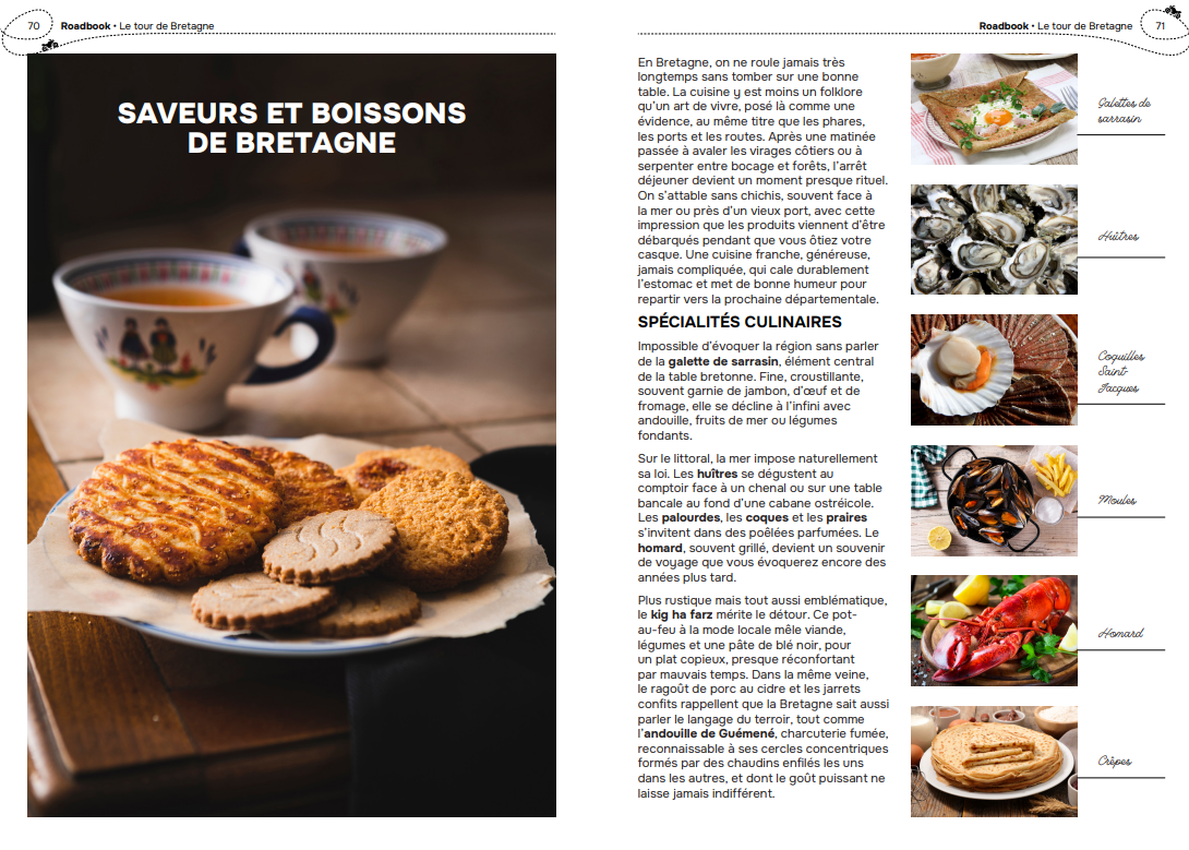 Roadbook - Le Tour de Bretagne à moto