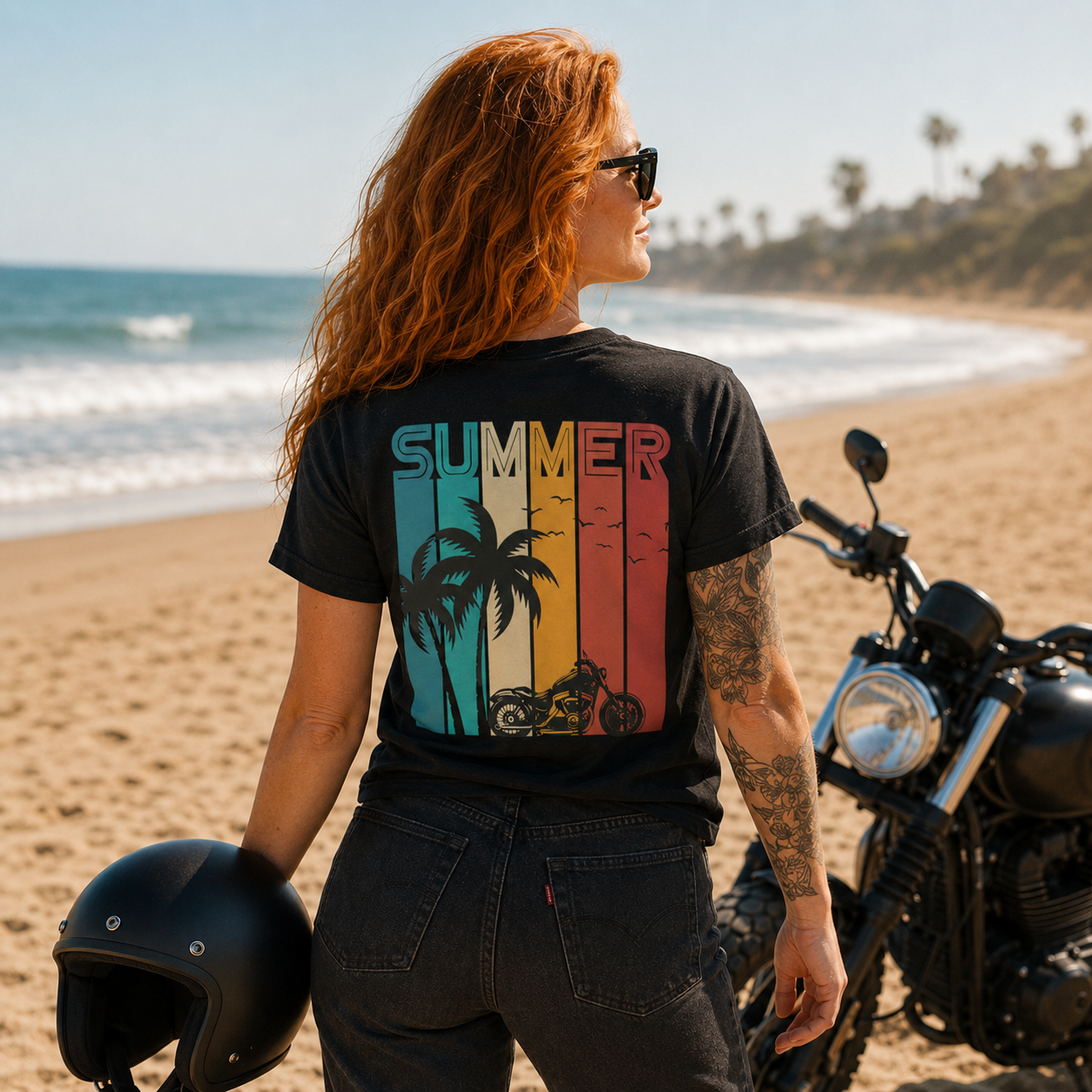 T-shirt Femme - Summer bike