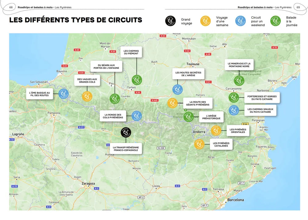 Guide des Pyrénées à moto