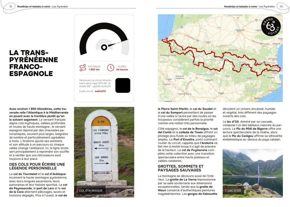 Guide des Pyrénées à moto