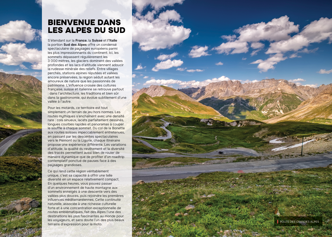 Roadbook - Le Tour des Alpes du Sud à moto