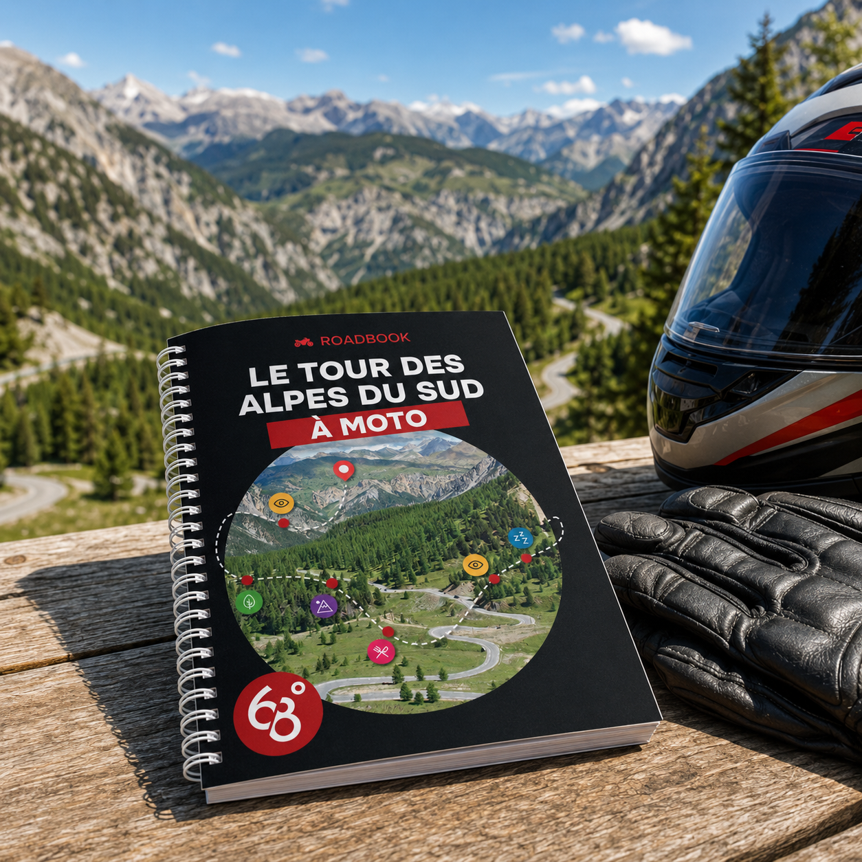 Roadbook - Le Tour des Alpes du Sud à moto