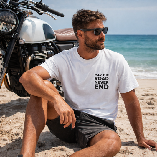 T-shirt moto homme - Horizons colorés