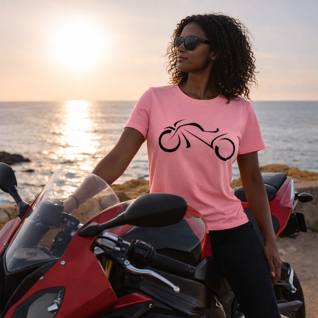 T-shirt moto femme – Adrénaline