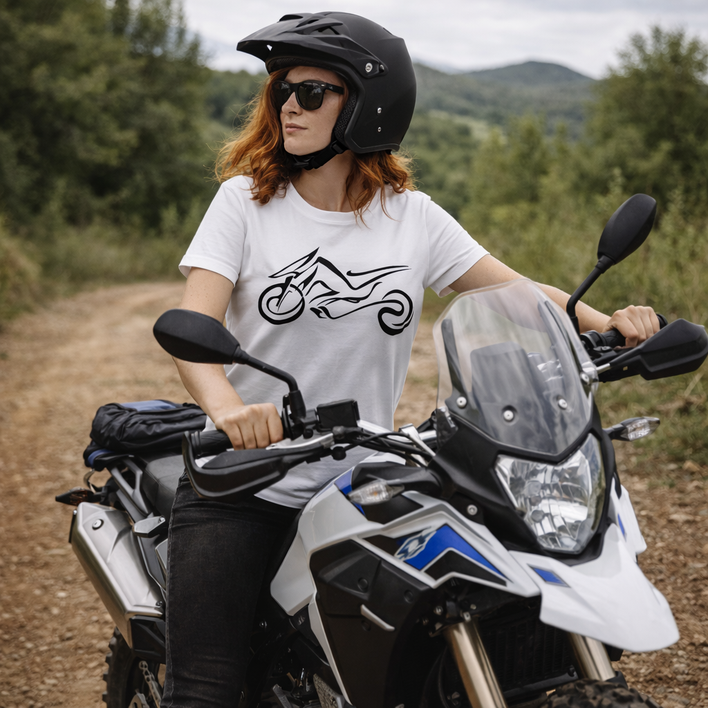T-shirt moto femme - Trail