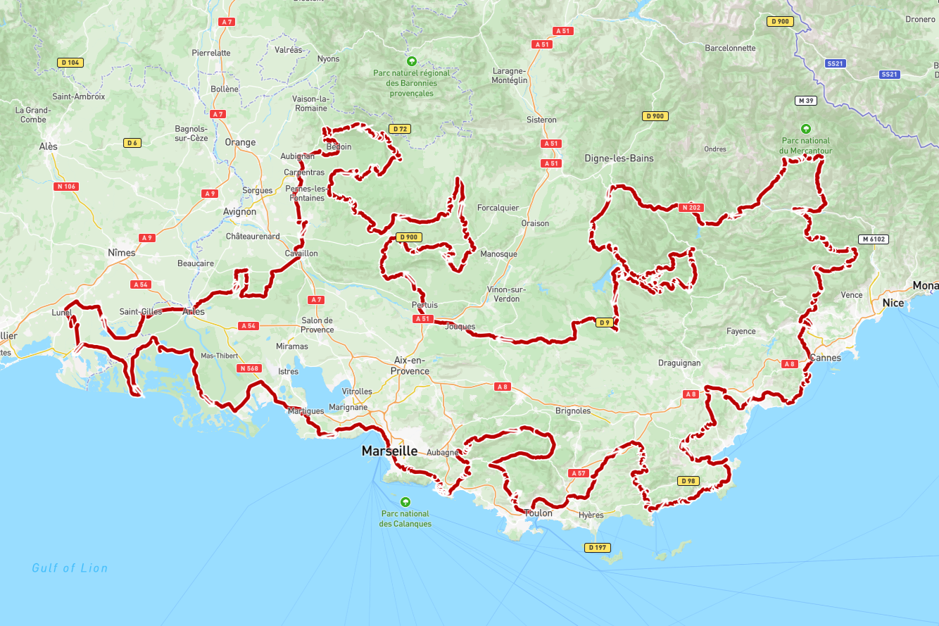 The Provence Motorcycle Tour