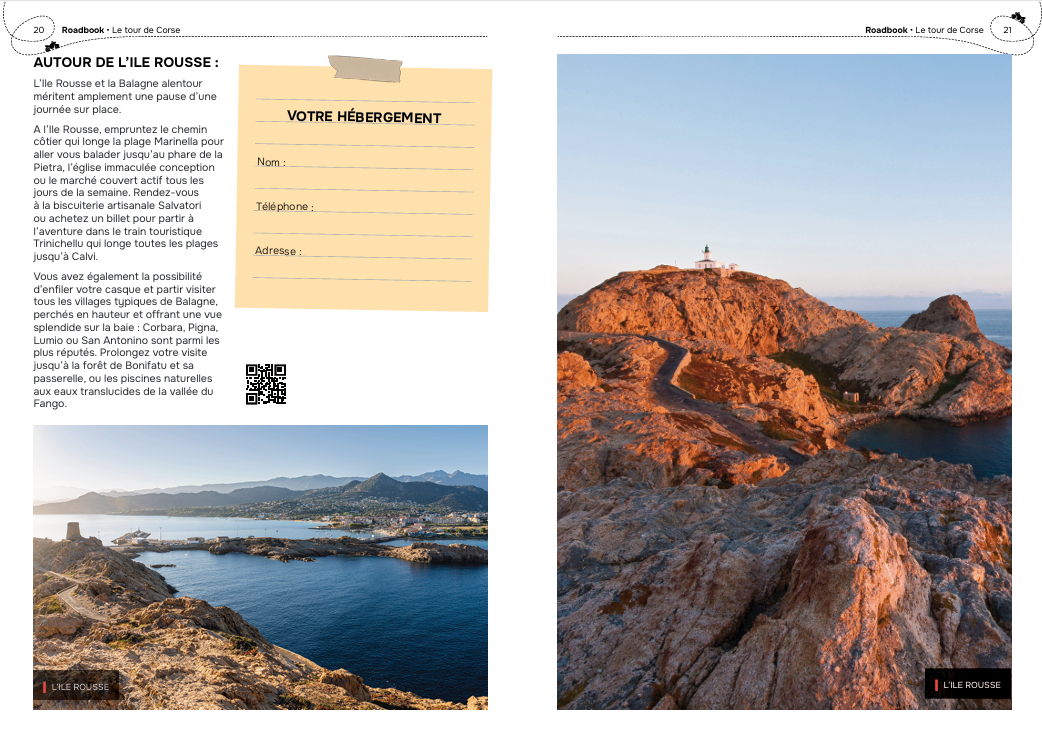 Roadbook - Le Tour de Corse à moto