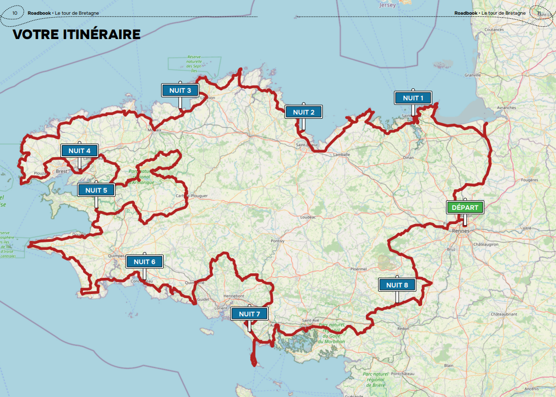 Le Tour de Bretagne à moto