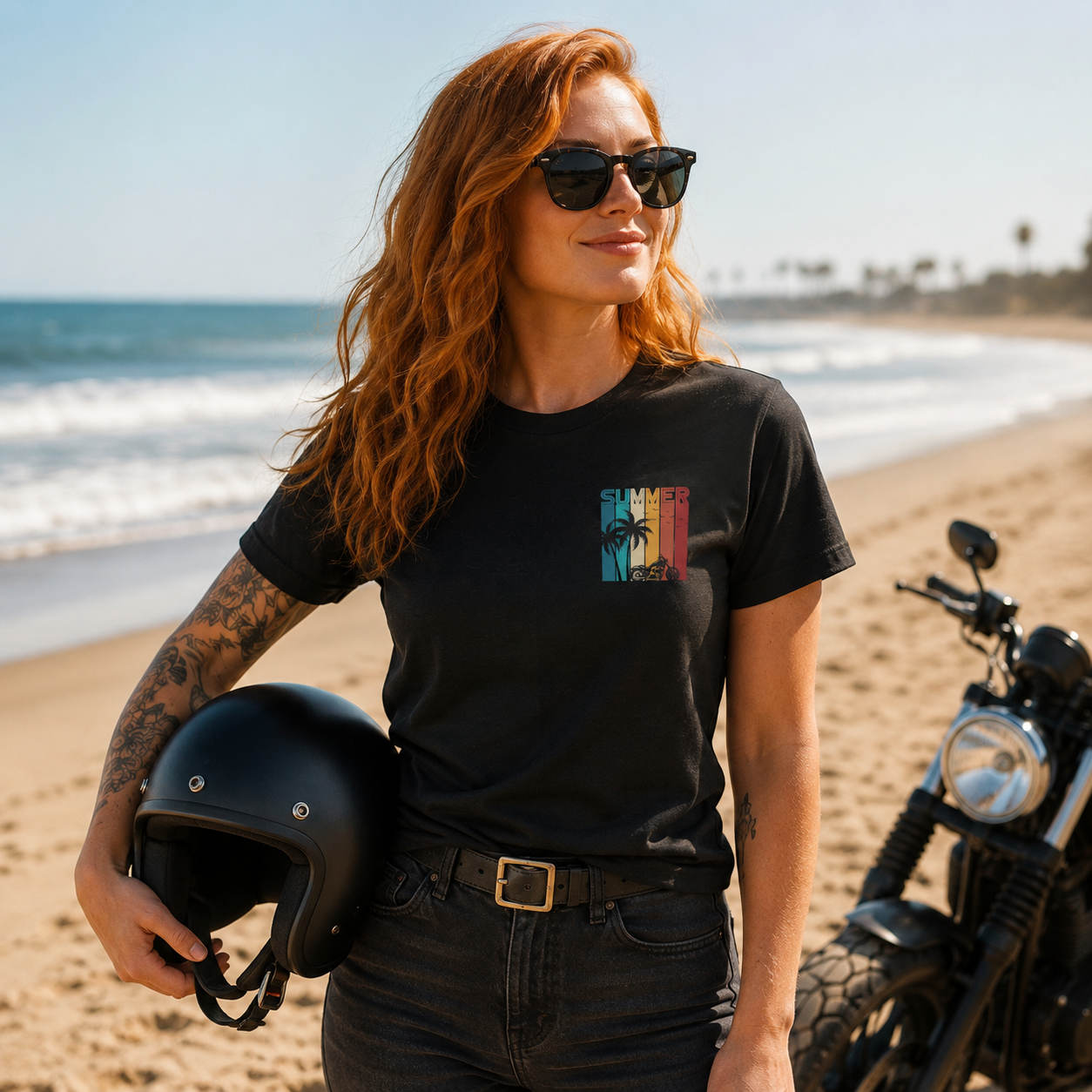 T-shirt Femme - Summer bike