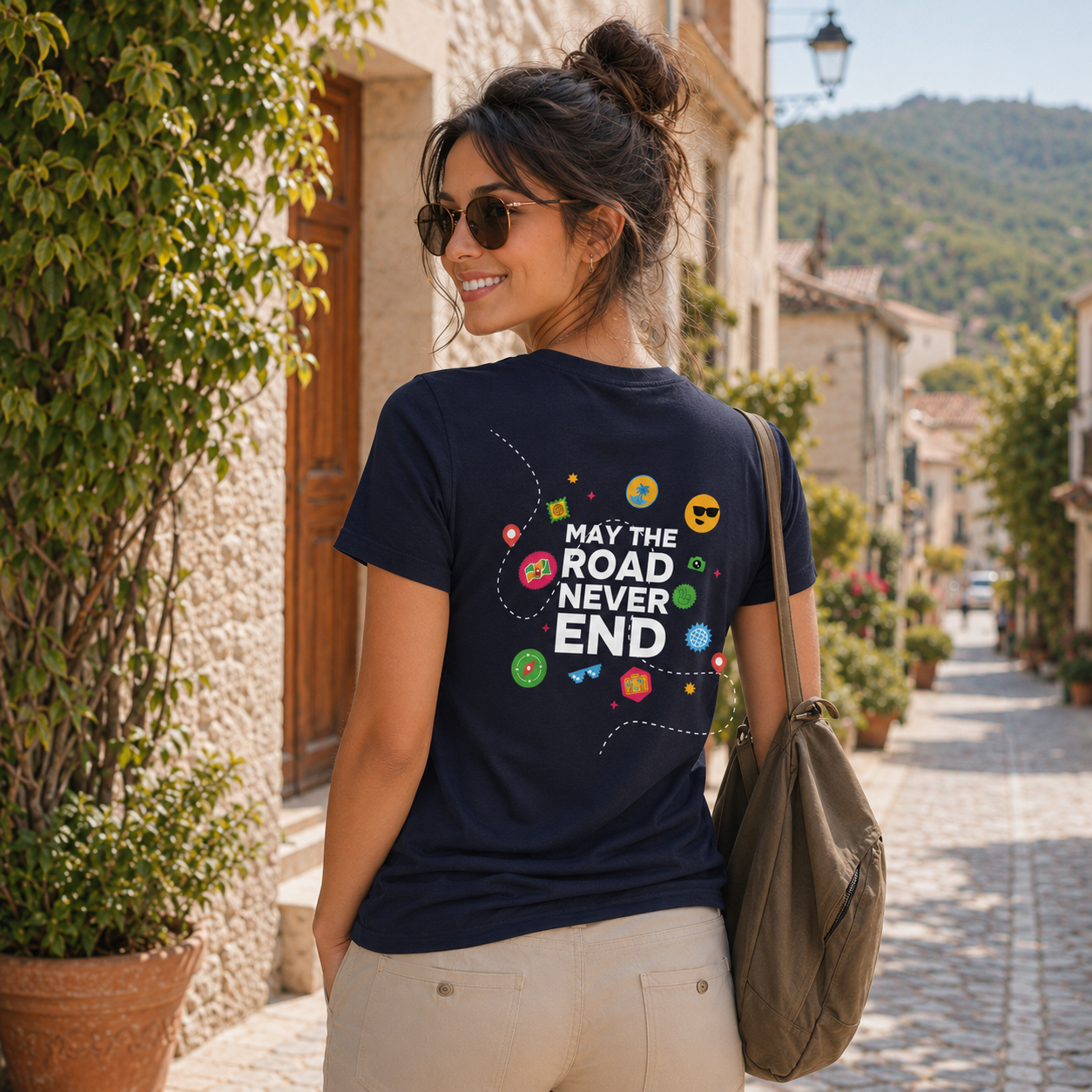T-shirt Femme - Horizons colorés