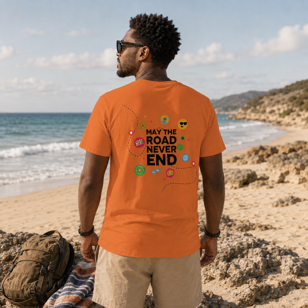 T-shirt homme - Horizons colorés