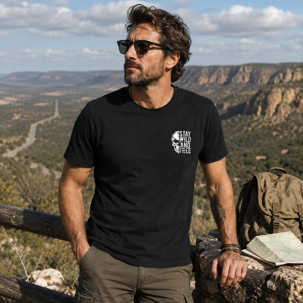 T-shirt Homme - Wild & Free