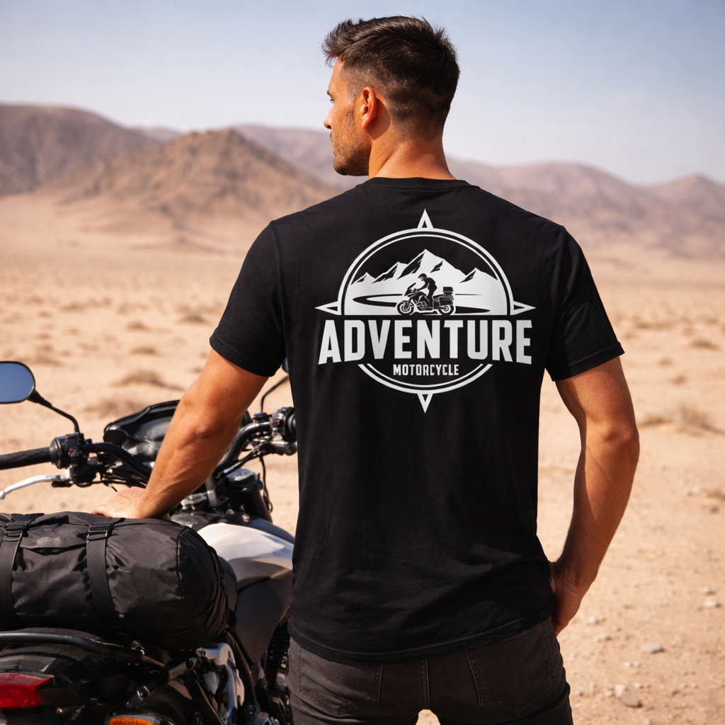 T-shirt moto homme - Aventure
