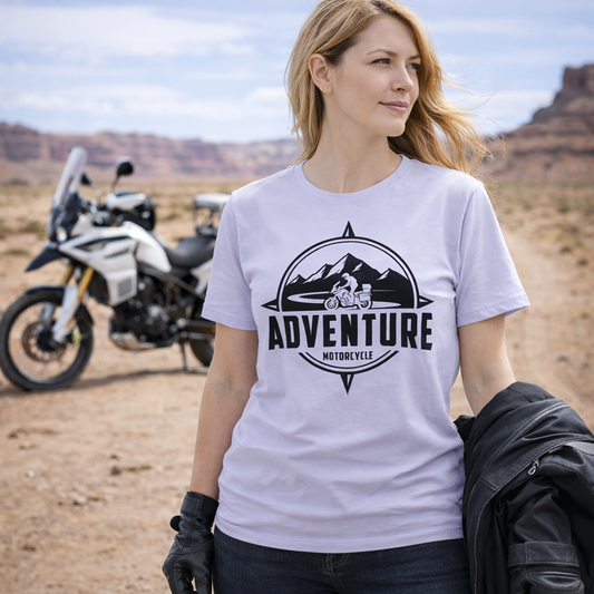 T-shirt moto femme - Aventure