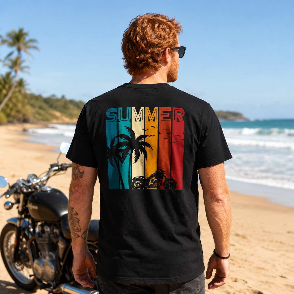 T-shirt Homme - Summer bike