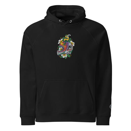 Koi and Frog Motorcycle Sweatshirt